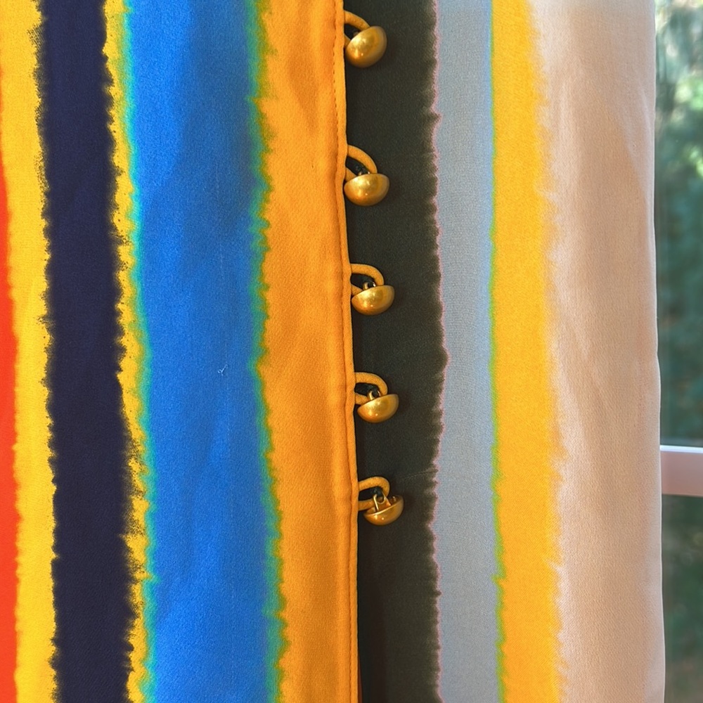 Tory Burch Multicolor Striped Sleeveless Maxi Dress with tag - Picture 3 of 6